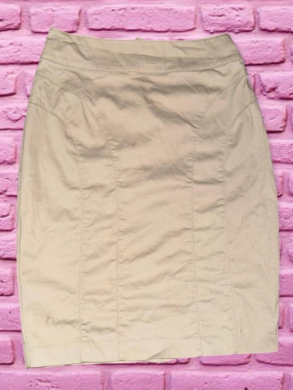 H&M Neutral Beige Pencil Skirt - Picture 1 of 6
